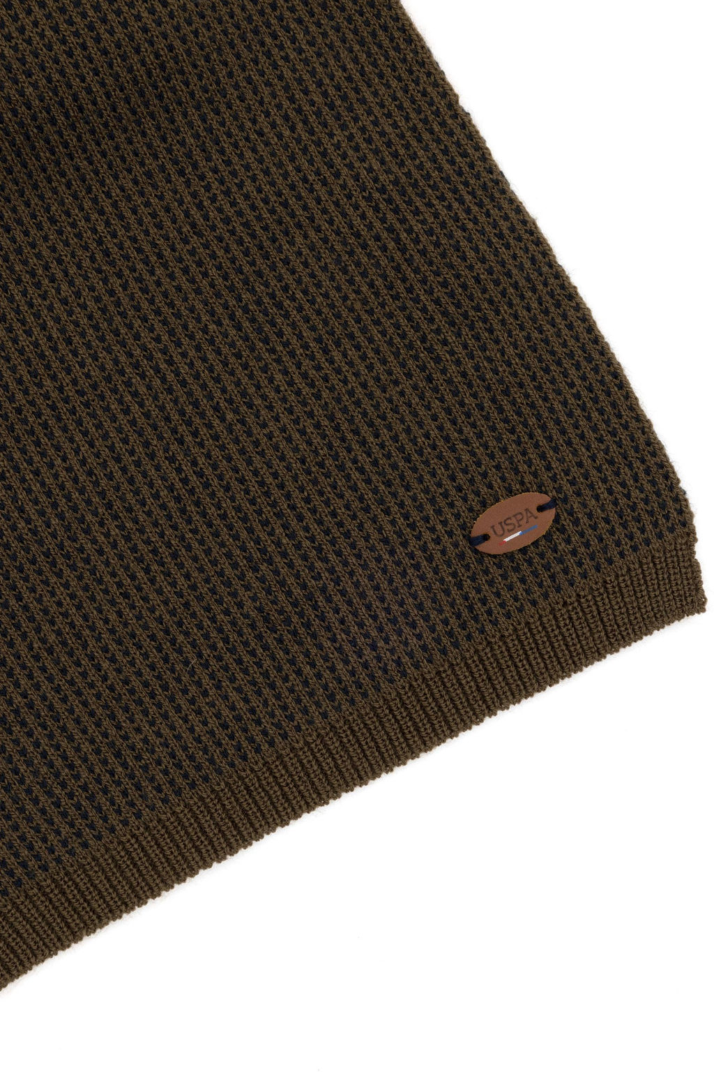Мужской комплект из коричневого берета с шарфом Неожиданная скидка в корзине - U.s. polo assn фото 4