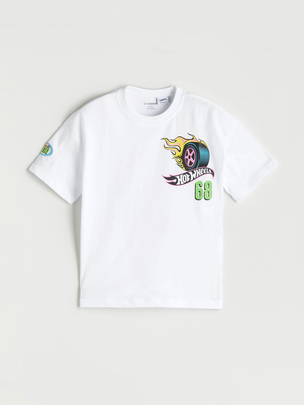 Hot Wheels Bask?l? Erkek ?ocuk Ti??rt