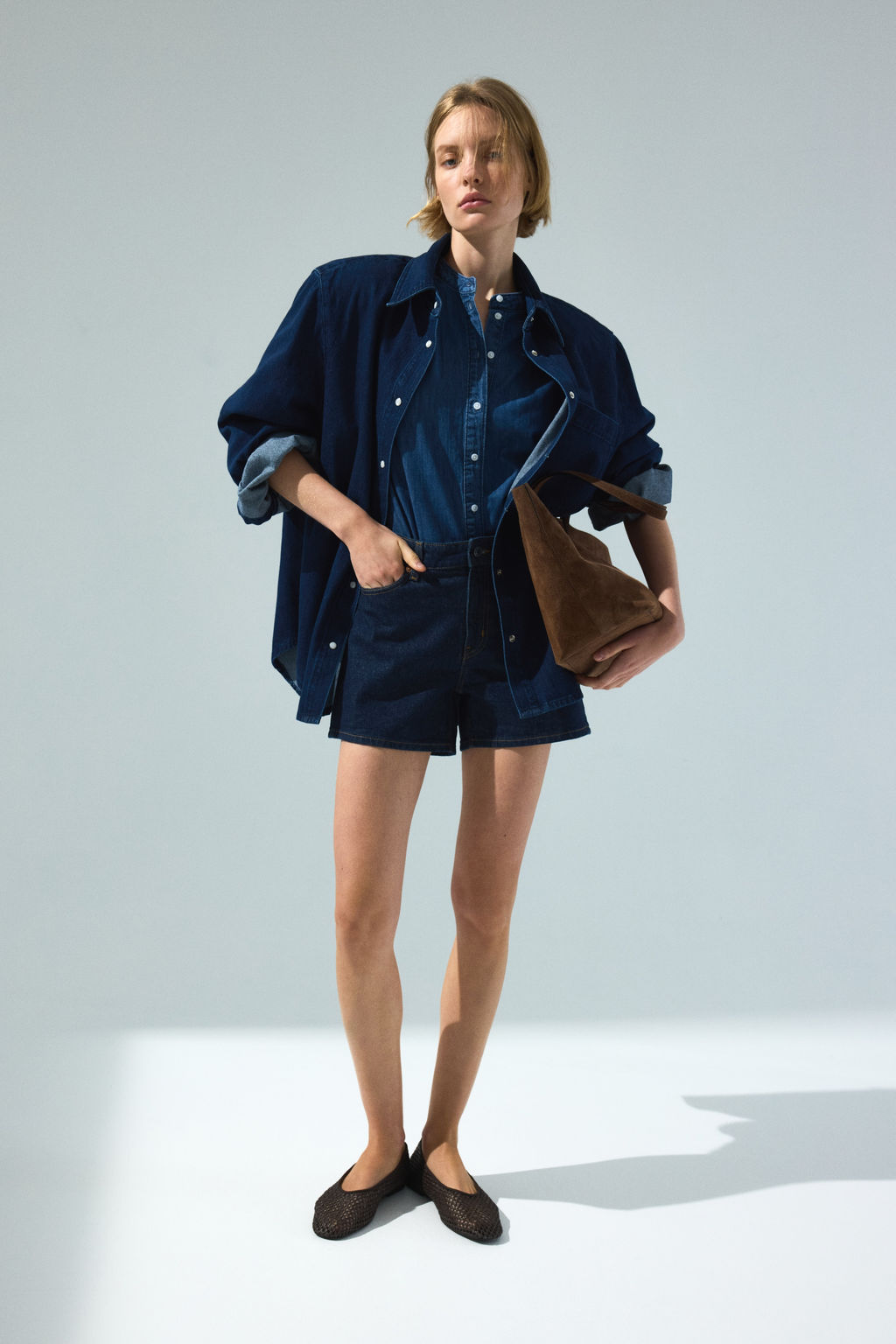 Blusa en denim - H&m фото 6