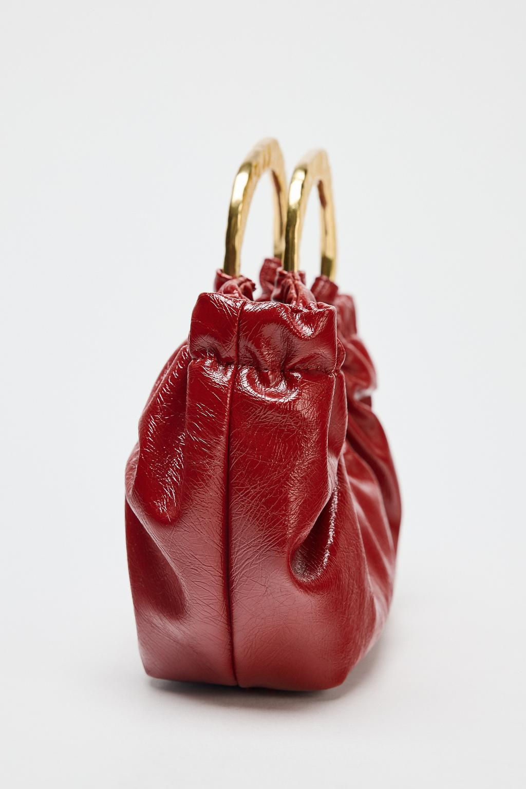 GATHERED HANDBAG - Zara фото 4