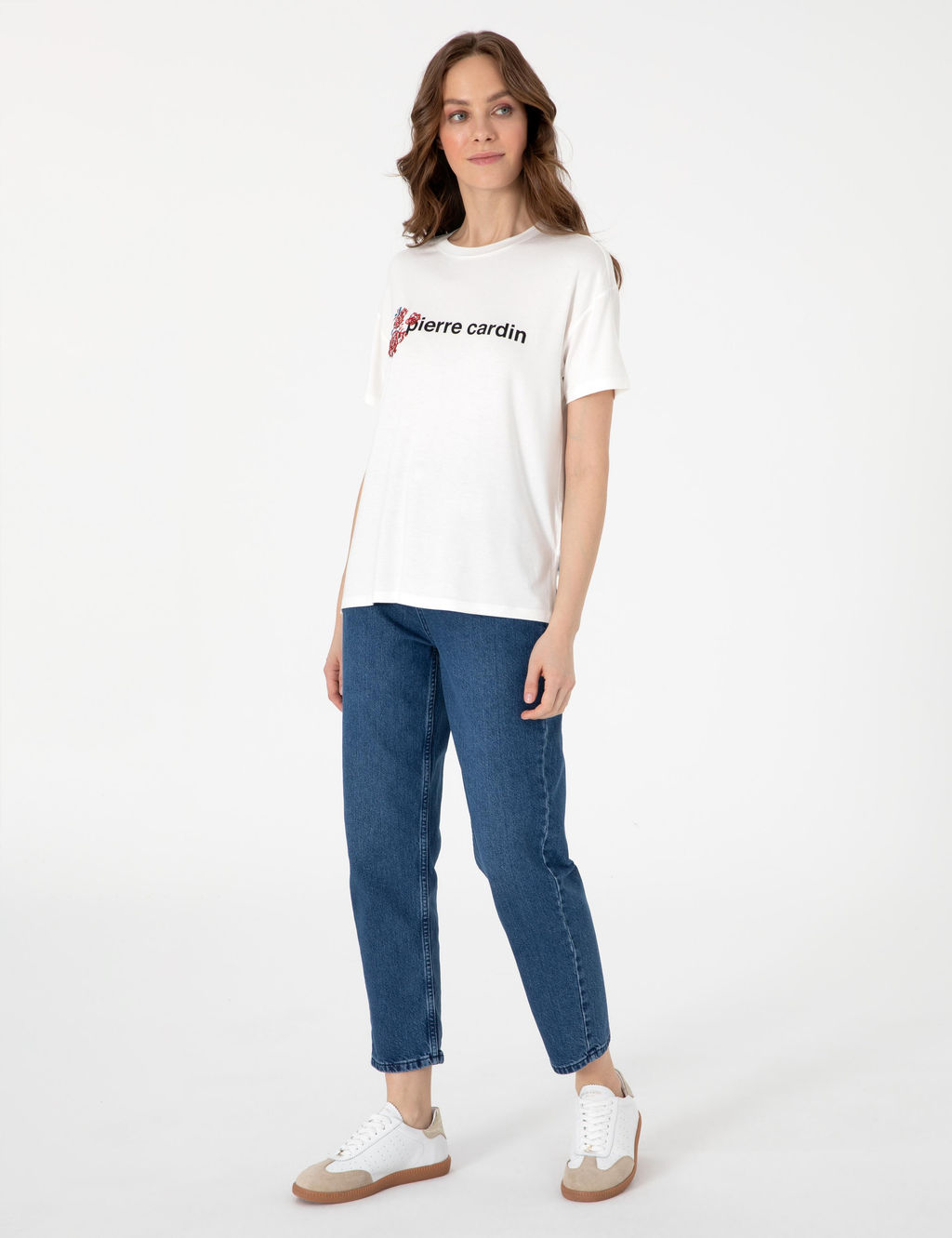 Beyaz Comfort Fit Ti__rt - Pierre cardin фото 4