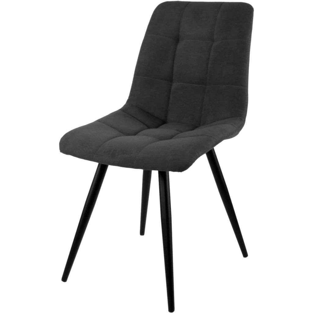 Стул Комус FORM HN BLACK (BOX-4) RU SORO-95 темно-серый/ черный