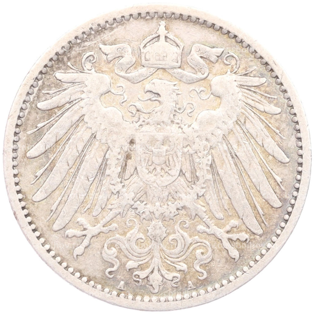 Монета 1 марка 1901 года A Германия