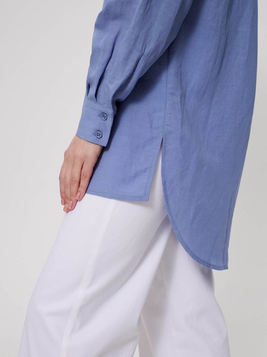 Рубашка 322.030056/голубой - Seven senses фото 7