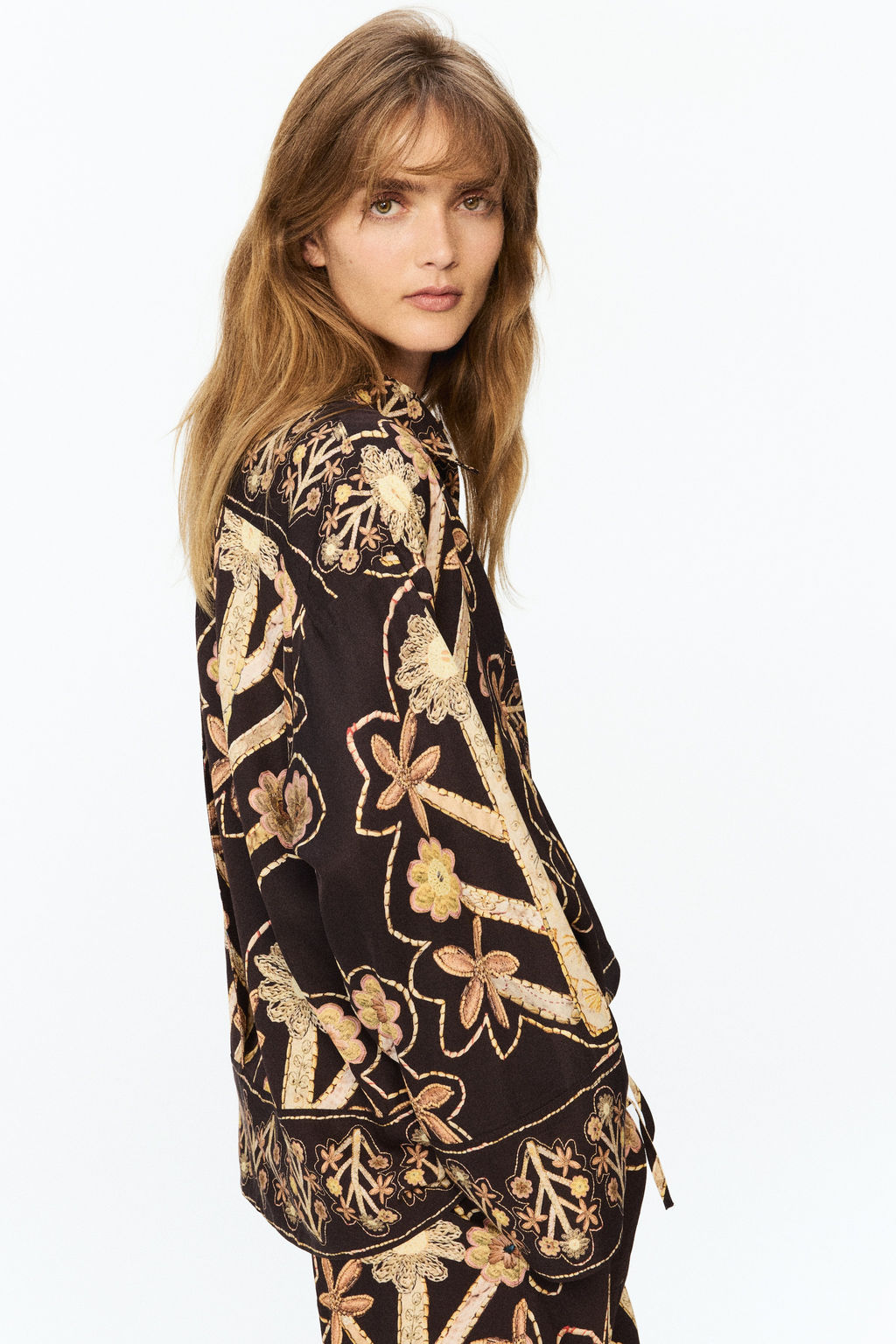 Camisa popover con estampado floral - H&m фото 5