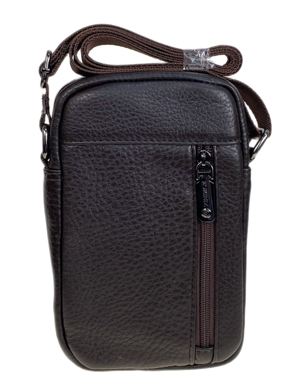 Сумка мужская из натуральной кожи, цвет коричневый - Greta фото 2