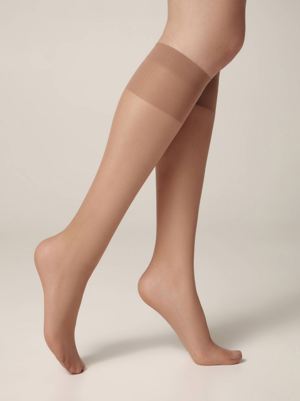 Цена за 2 пары. Носки Удлиненные CONTE ACTIVE 40 (1 пара) Гольфы женские bronz - Conte elegant фото 2