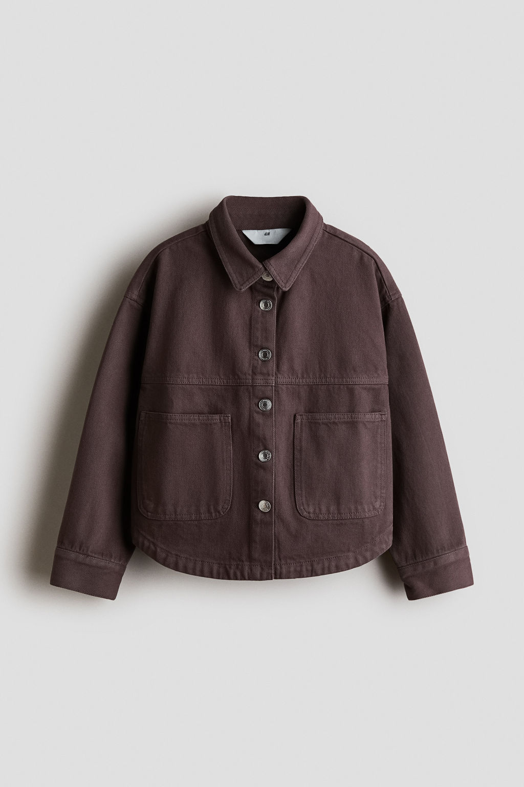 Sobrecamisa en sarga de algod?n - H&m фото 3