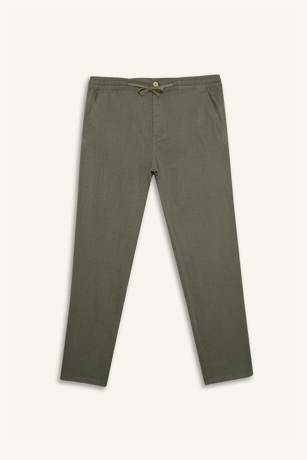 Yazl?k Jogger Pantolon Slim Fit Dar Kesim Pamuklu Cepli - Defacto фото 11