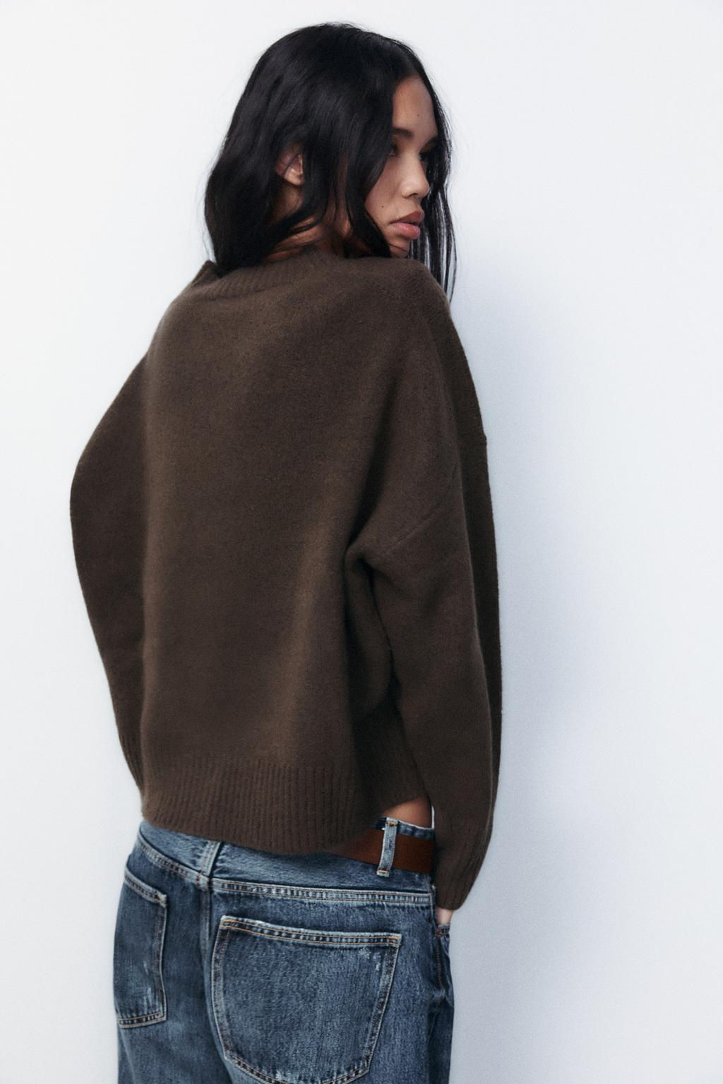 SOFT PLAIN KNIT SWEATER - Zara фото 39