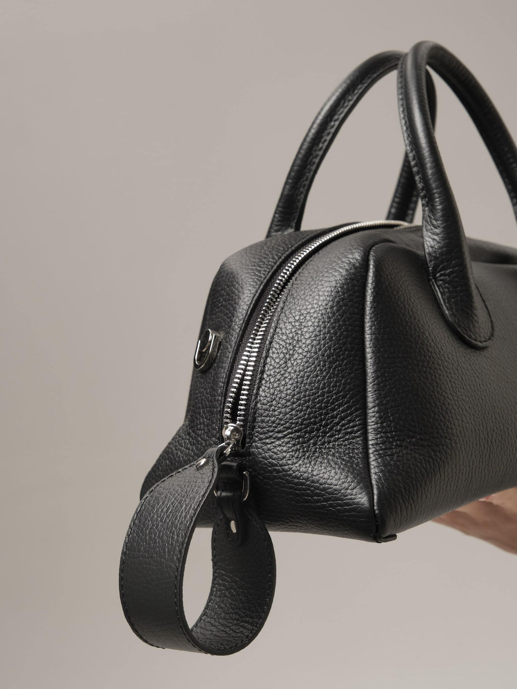 Кожаная сумка Kandys DBR 31206 черный  фото 9