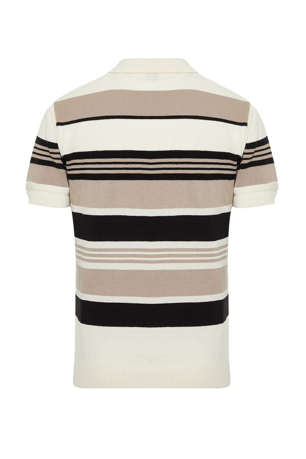 Cok Renkli Regular Fit Cizgili Triko Polo Yaka T-Shirt TMNSS24PO00003 - Trendyolmilla фото 8