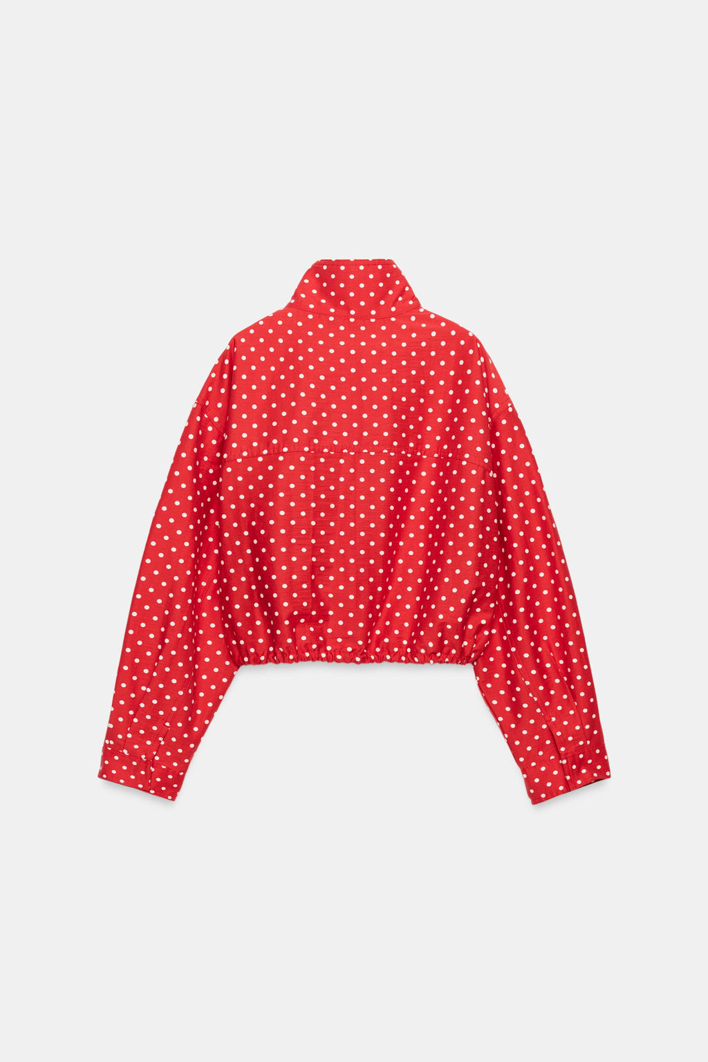 CHAQUETA ABULLONADA LUNARES / Rojo / Blanco - Zara фото 9