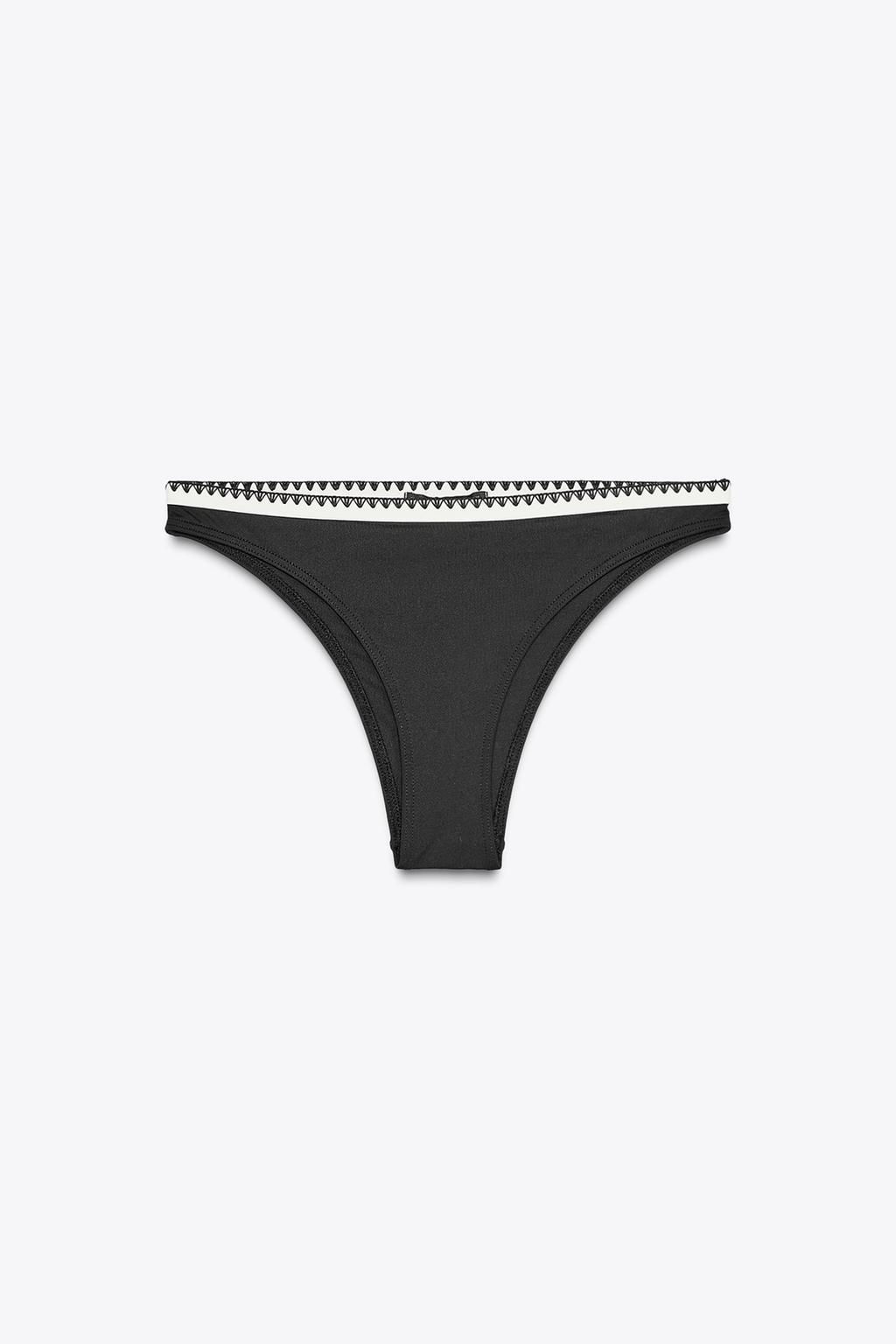 CONTRAST BIKINI BOTTOMS - Zara фото 2