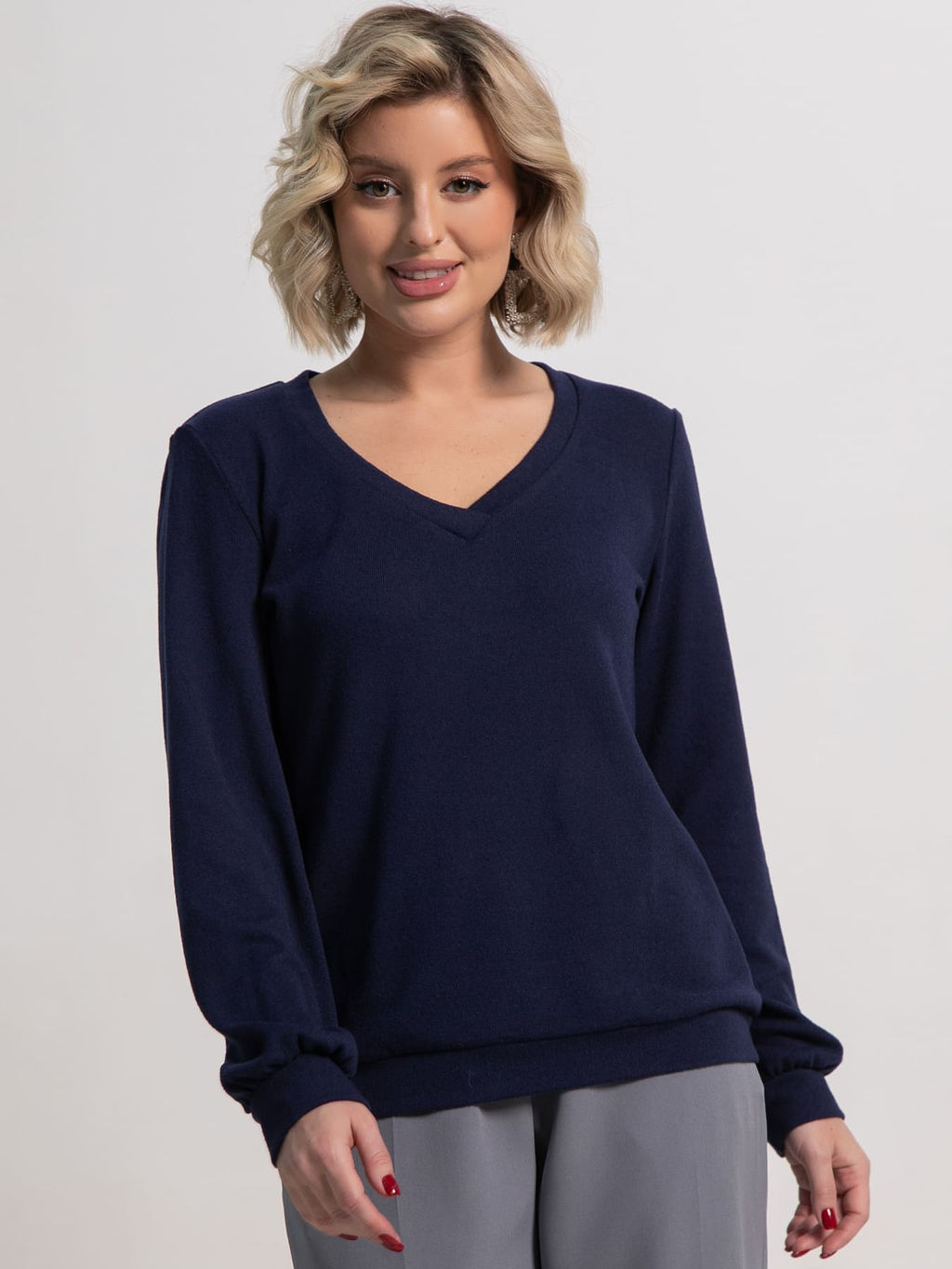 Джемпер трикотажный Мелоди (синий) Б15269-50М - Lt collection фото 7