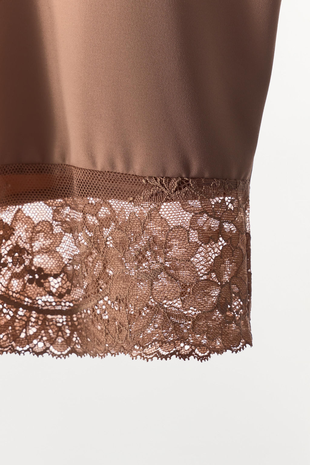 SKIRT WITH POLYAMIDE LACE - Zara фото 6