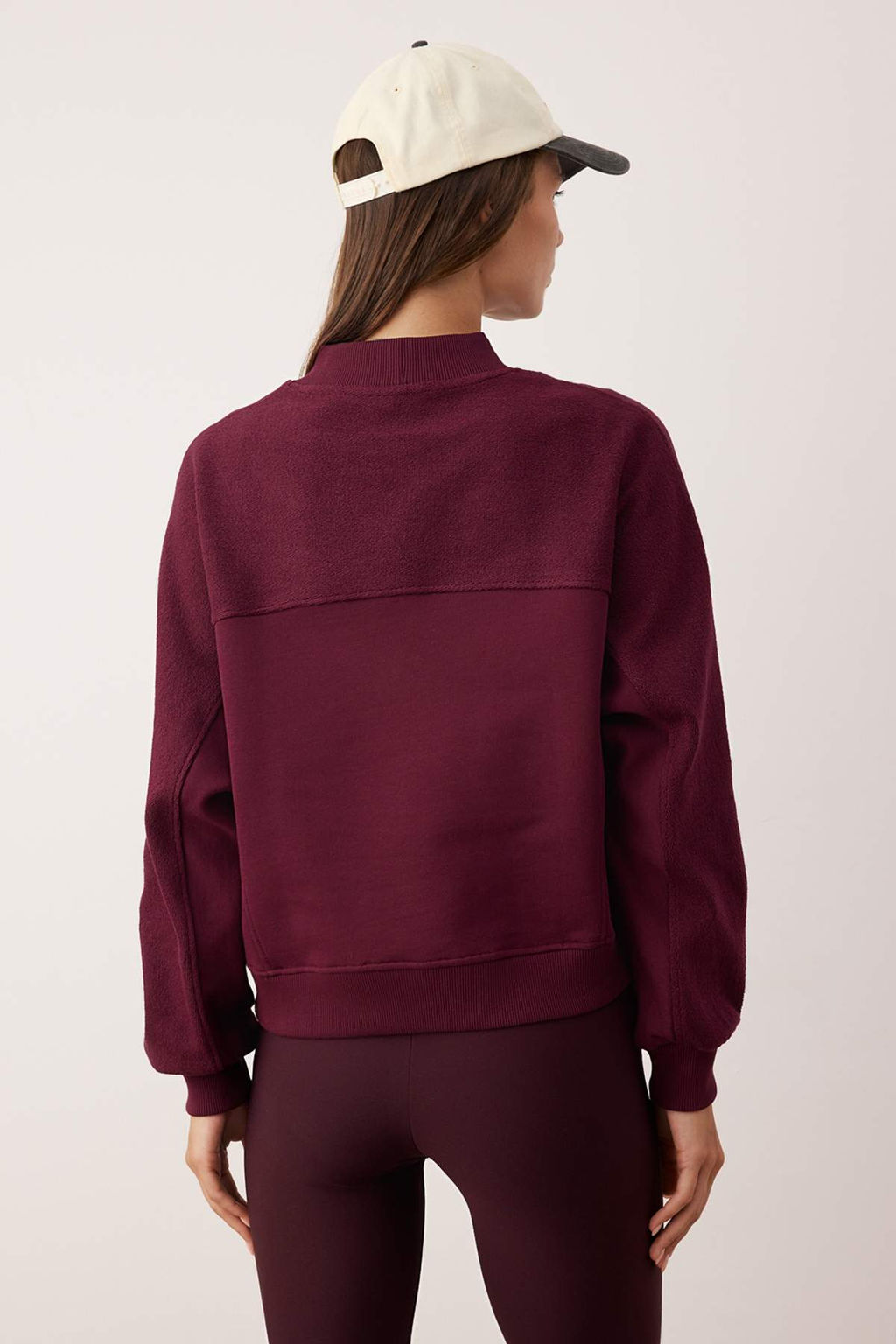 Haki Premium Oversize/Genis Kal?p Dik Yaka Kal?n Ici Polarl? Orme Sweatshirt TWOAW26SW00205 - Trendyolmilla фото 11