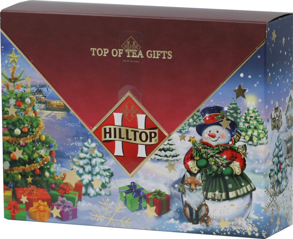 HILLTOP. Новый год. Конверт. Ёлочка и снеговик 100 гр. карт.упаковка