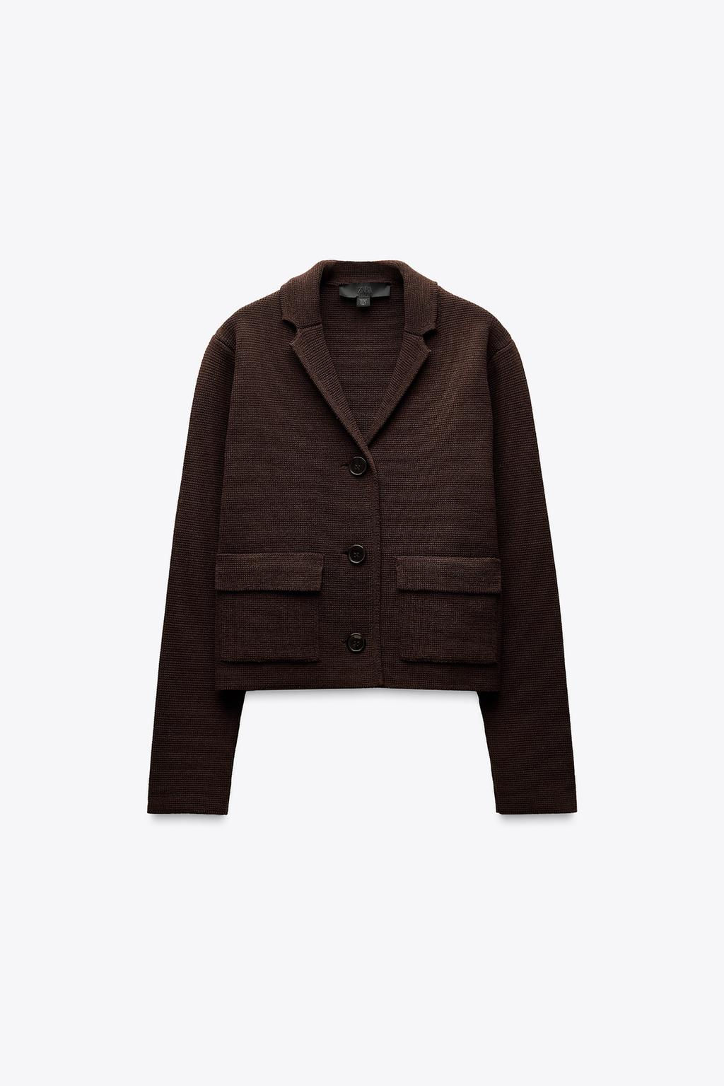 PLAIN KNIT CARDIGAN - Zara фото 5