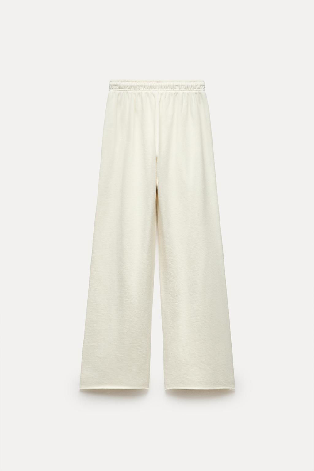 FADED-EFFECT PLUSH JOGGER TROUSERS - Zara фото 15