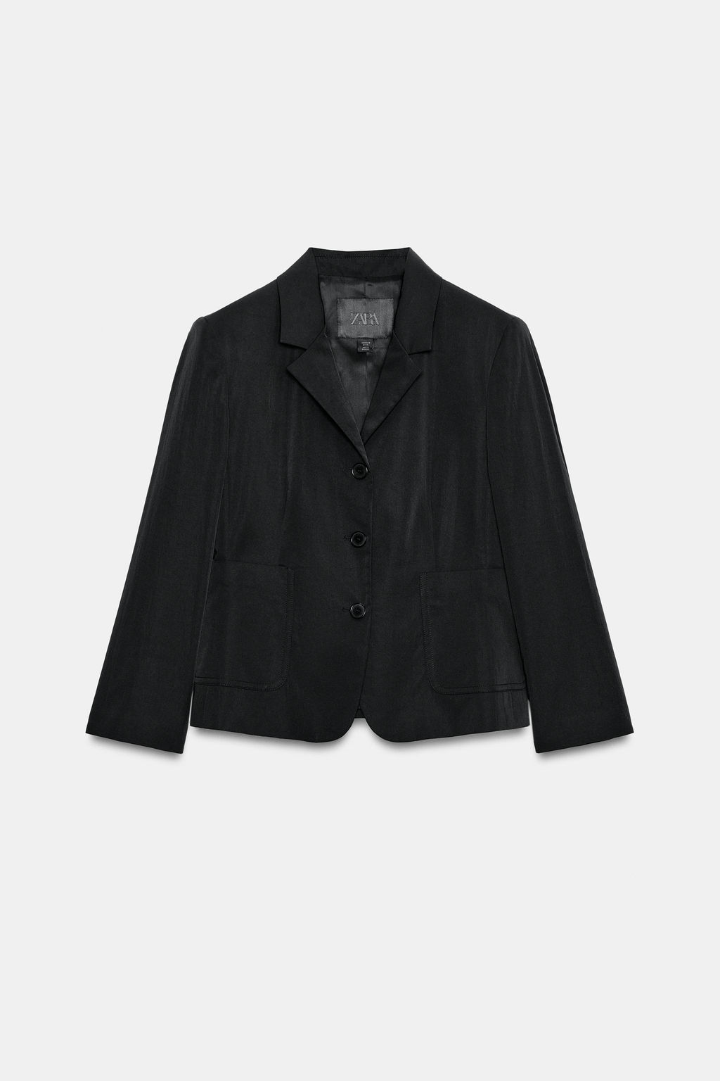 BLAZER BOLSILLOS ZW COLLECTION / Negro