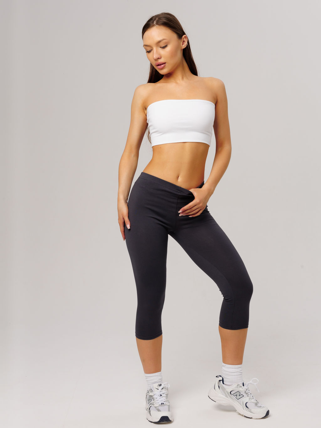 Трикотажные женские бриджи LINGEAMO графит КБ-24 (33)  фото 9