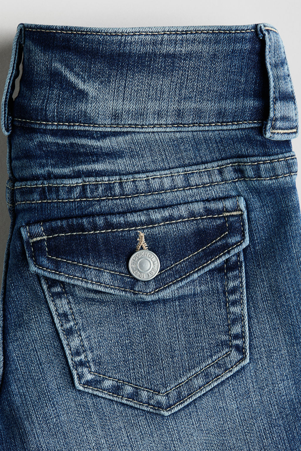 Bootcut Leg Low Jeans