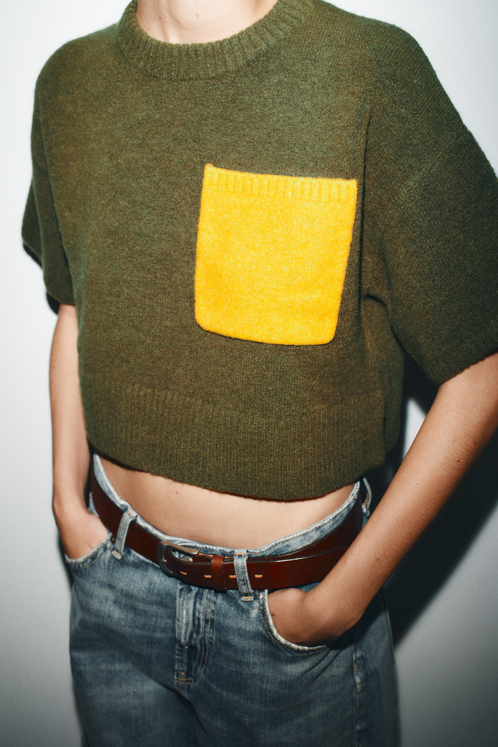 SHORT SLEEVE KNIT SWEATER - Zara фото 2