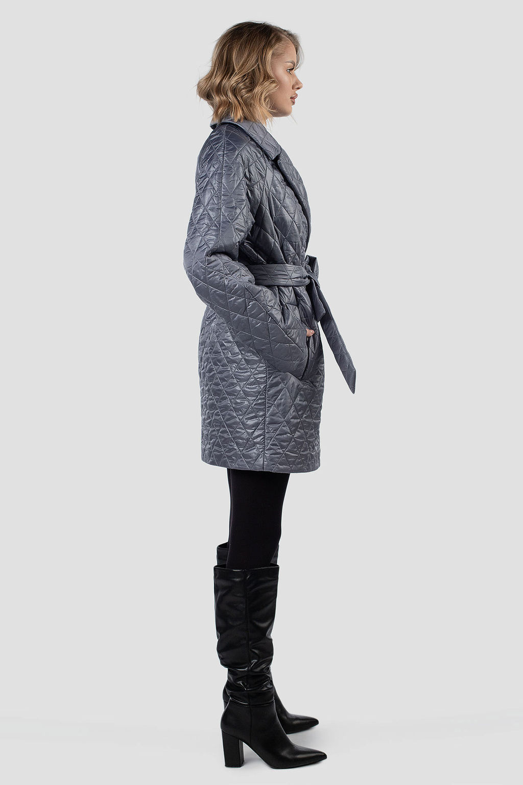 Пальто женское демисезонное (пояс)