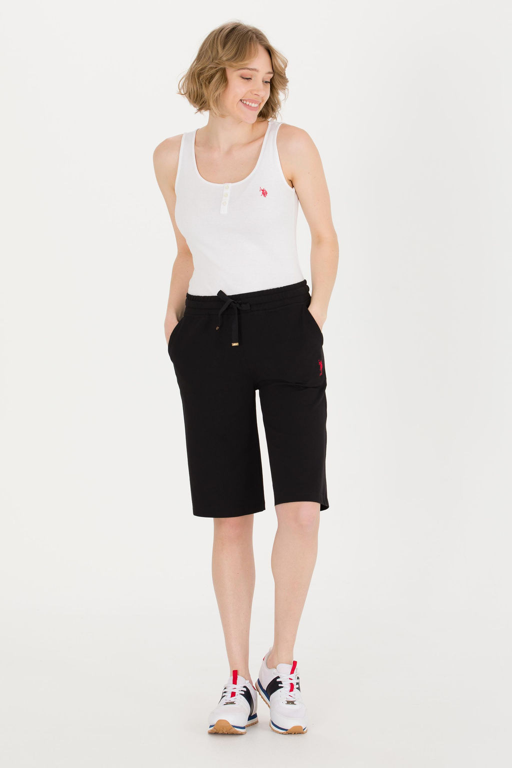 Женские черные трикотажные шорты Неожиданная скидка в корзине - U.s. polo assn фото 10