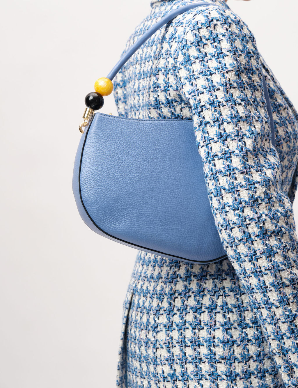 Кожаная сумка Azaro 30659 сиреневый закат