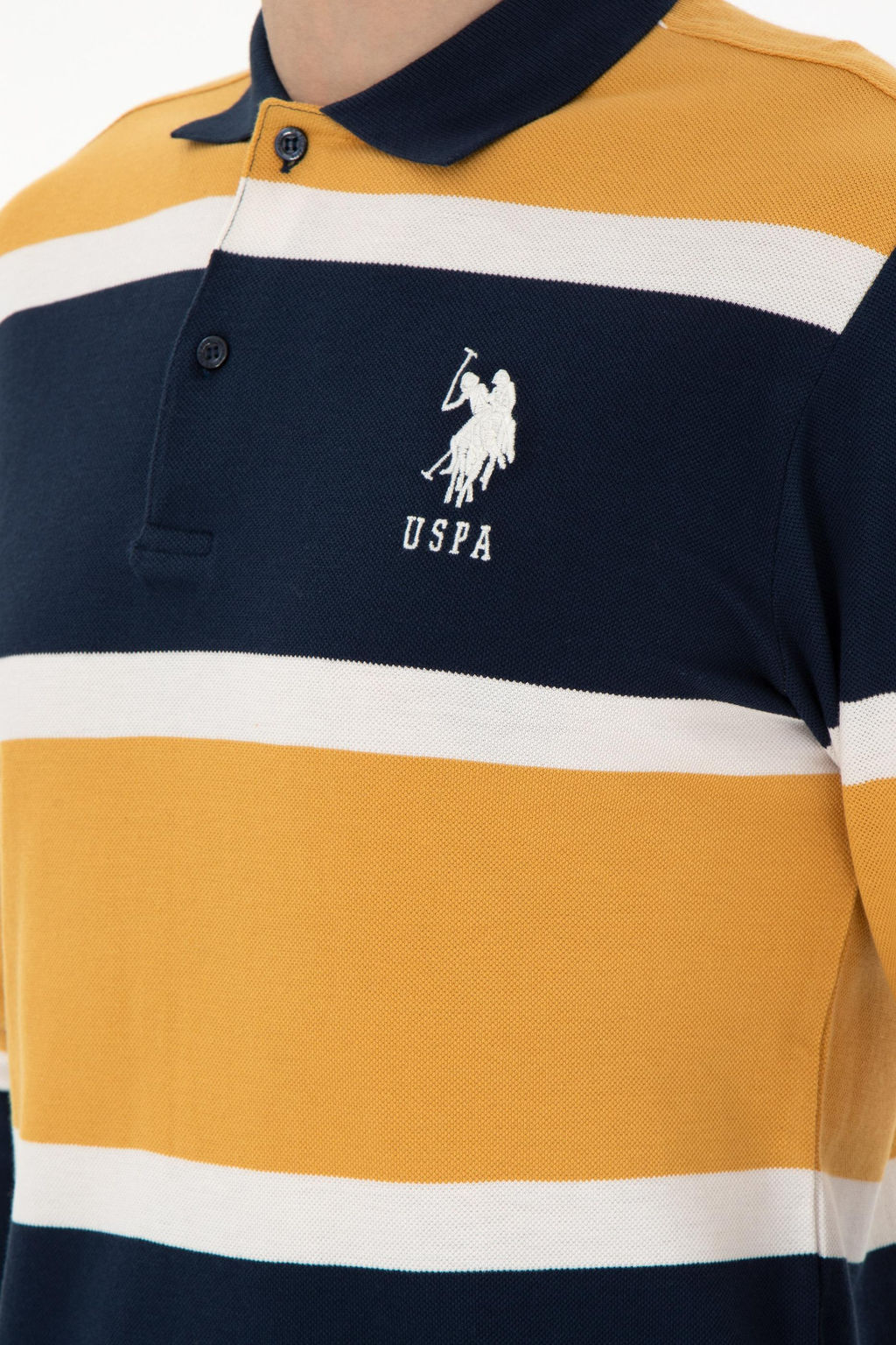 Мужской горчичный свитшот Неожиданная скидка в корзине - U.s. polo assn фото 7