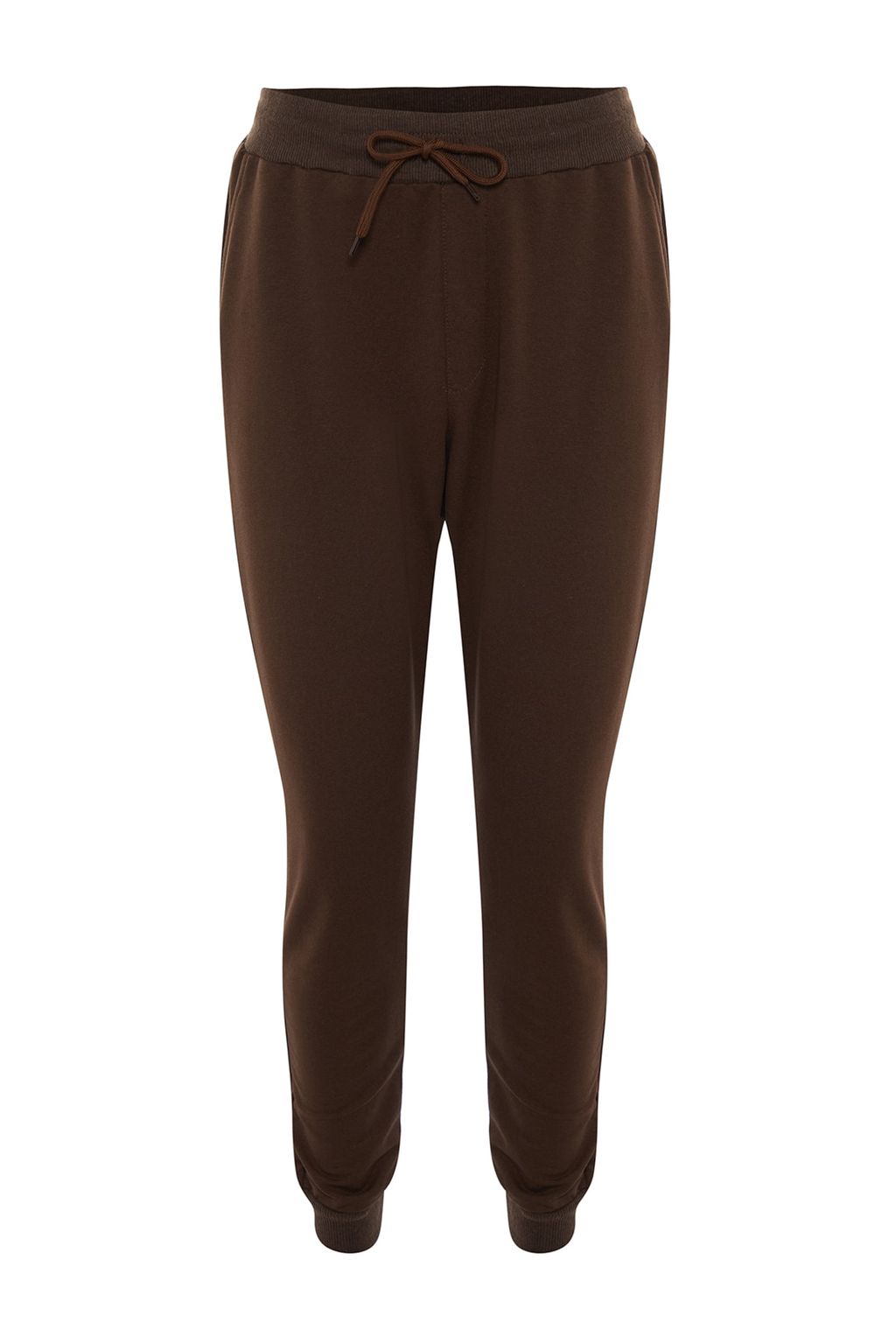 Kahverengi Basic Regular/Normal Kesim Lastik Paca Jogger Esofman Alt? TMNSS20EA0053