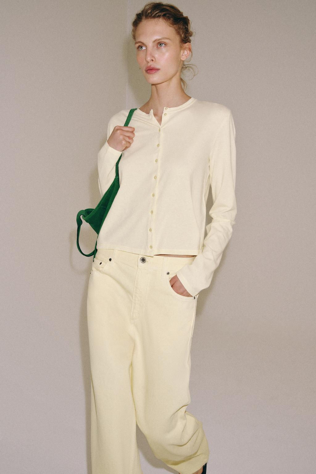 100% COTTON BUTTON-UP T-SHIRT