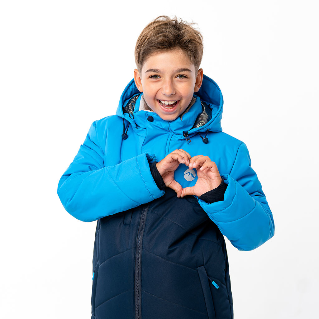 RODOS Утеплённый костюм для мальчика зима М-228д Синий/Васильковый  фото 212