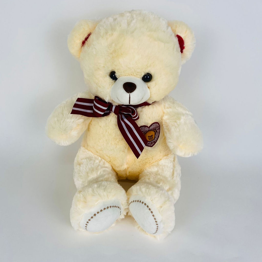 Мягкая игрушка Мишка с полосатым бантом 40 см (арт. 4858/40) - Storyland фото 7