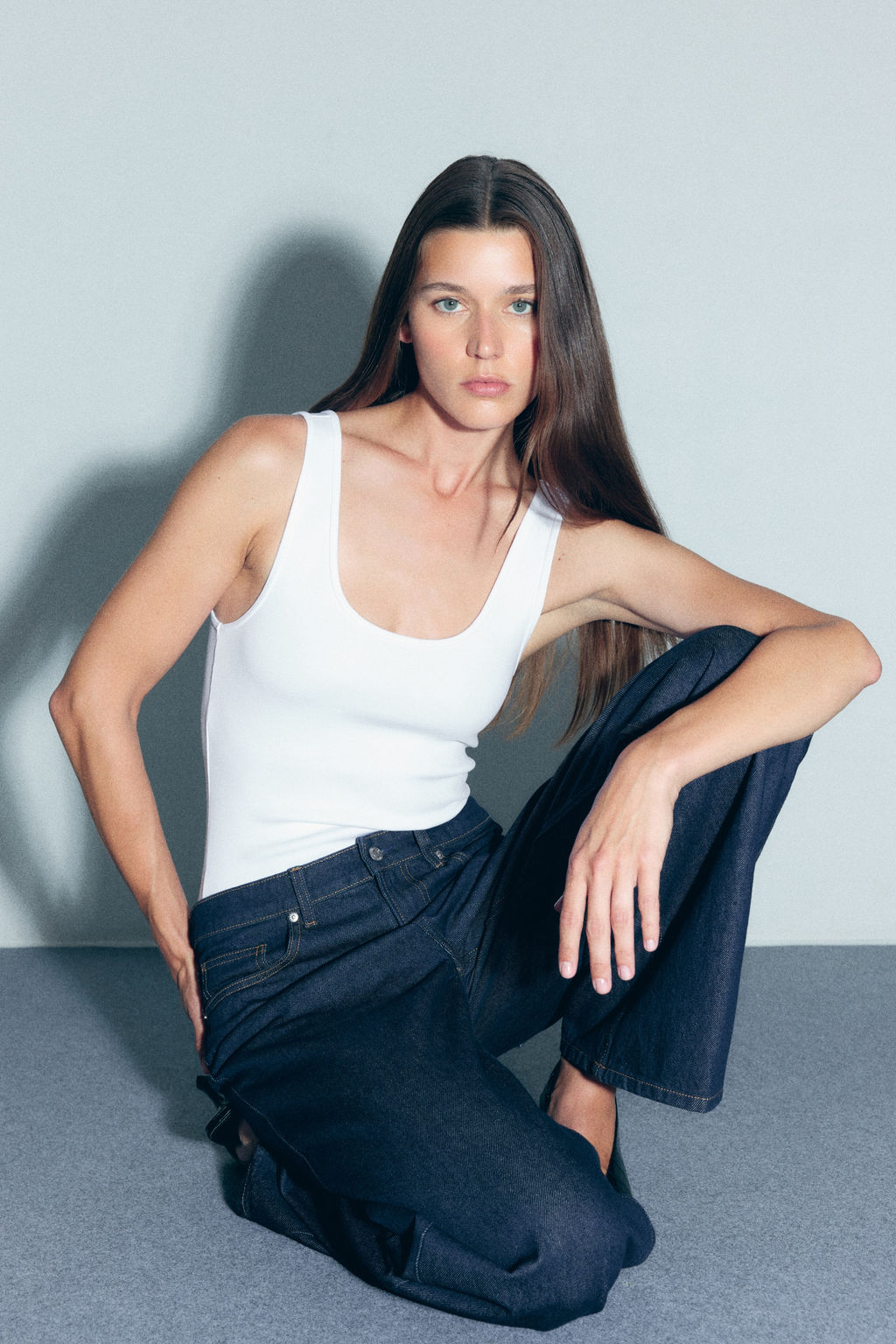 Wide High Waist Jeans - H&m фото 19