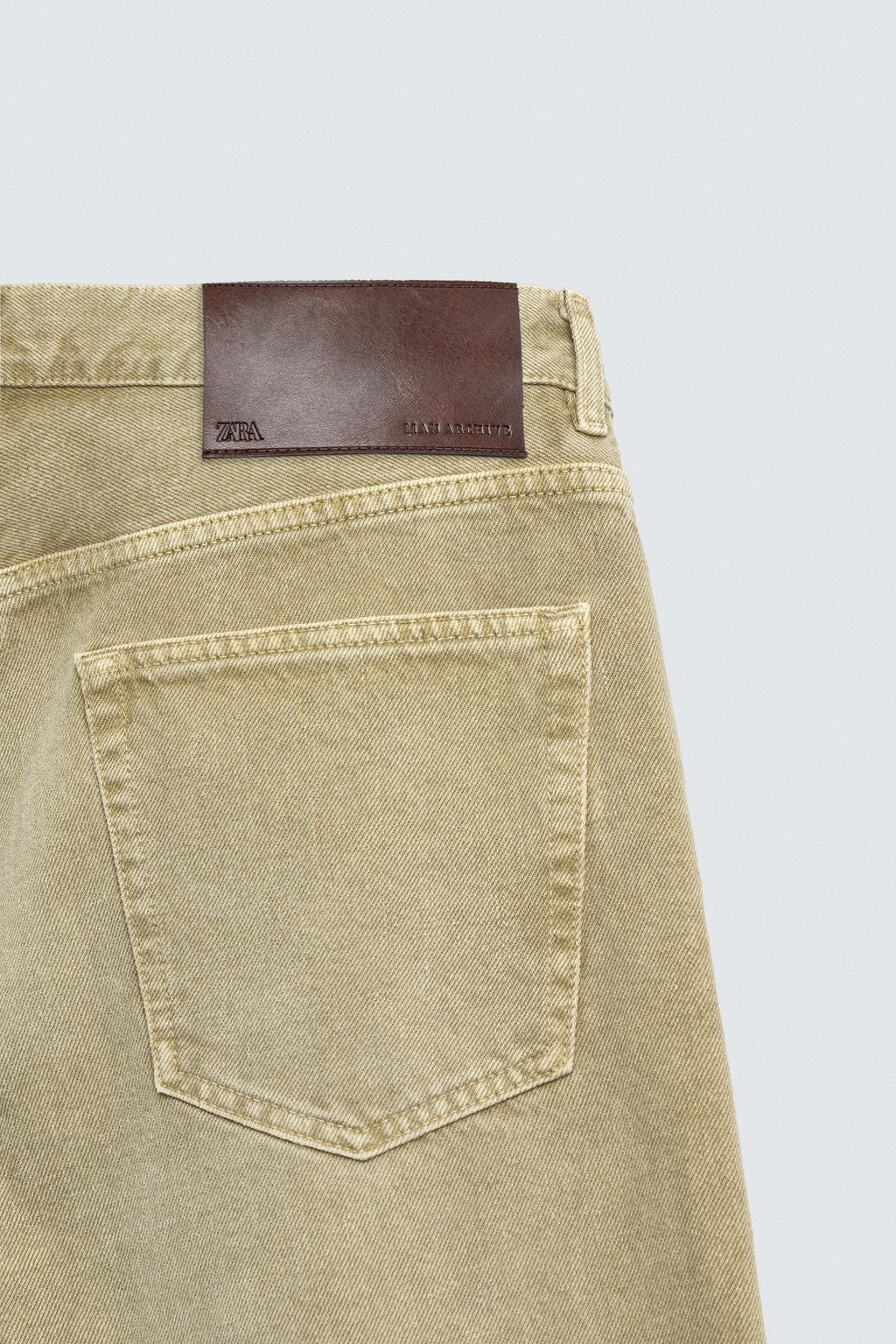 JEANS STRAIGHT FIT LIMITED EDITION / Khaki claro - Zara фото 10