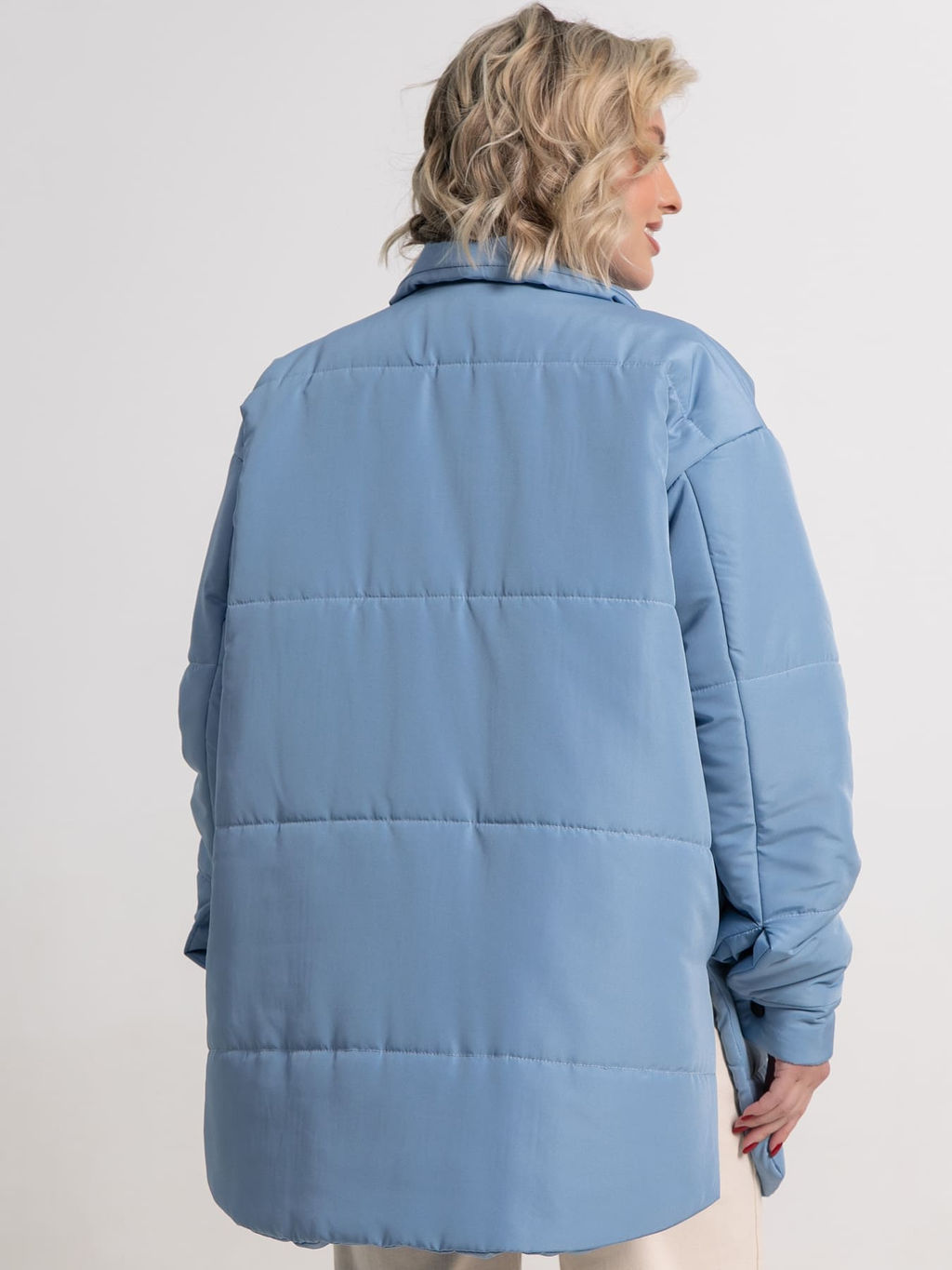 Куртка демисезонная Асель (голубая) Б15317-39М