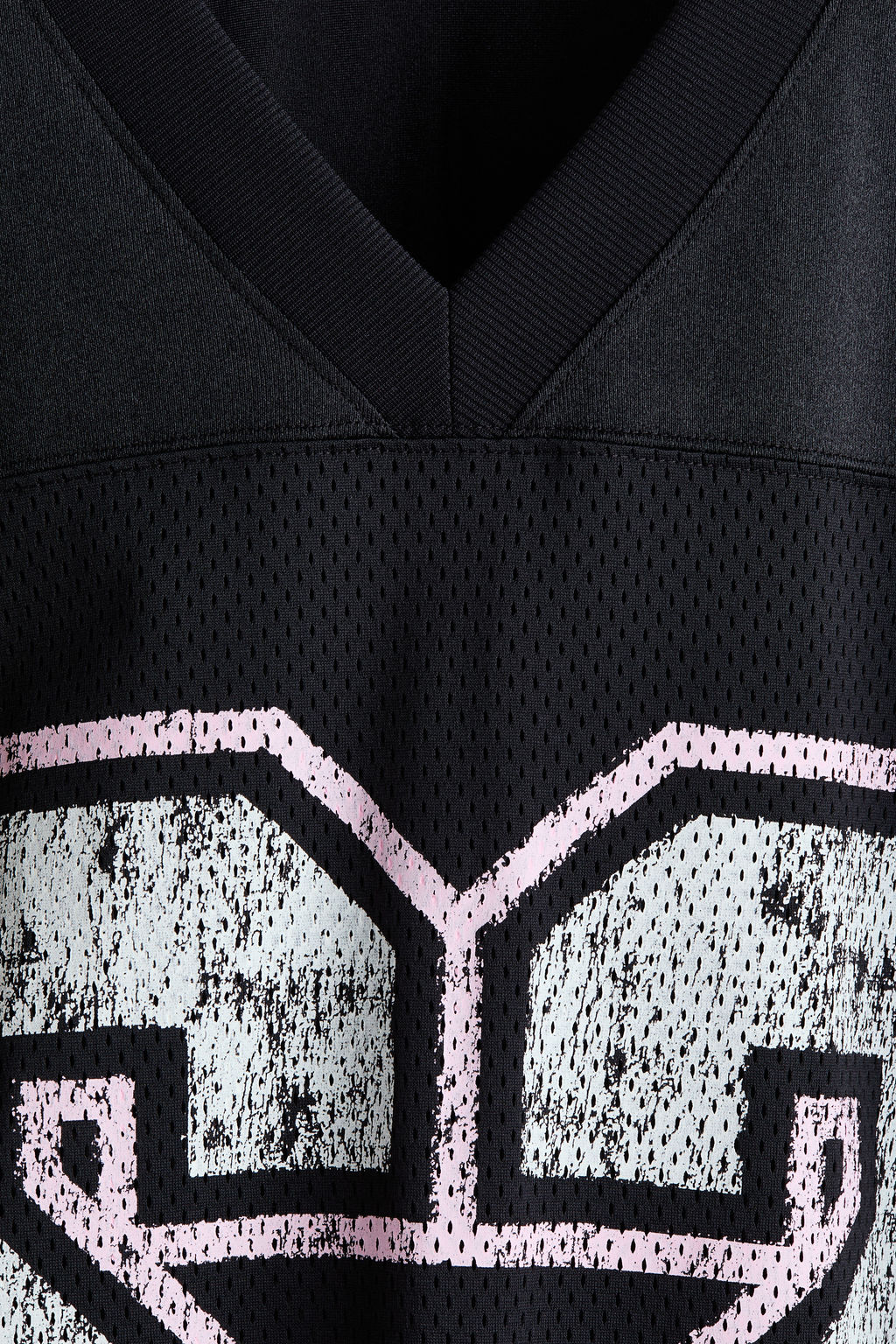 Camiseta de malla estampada Oversized Fit - H&m фото 7
