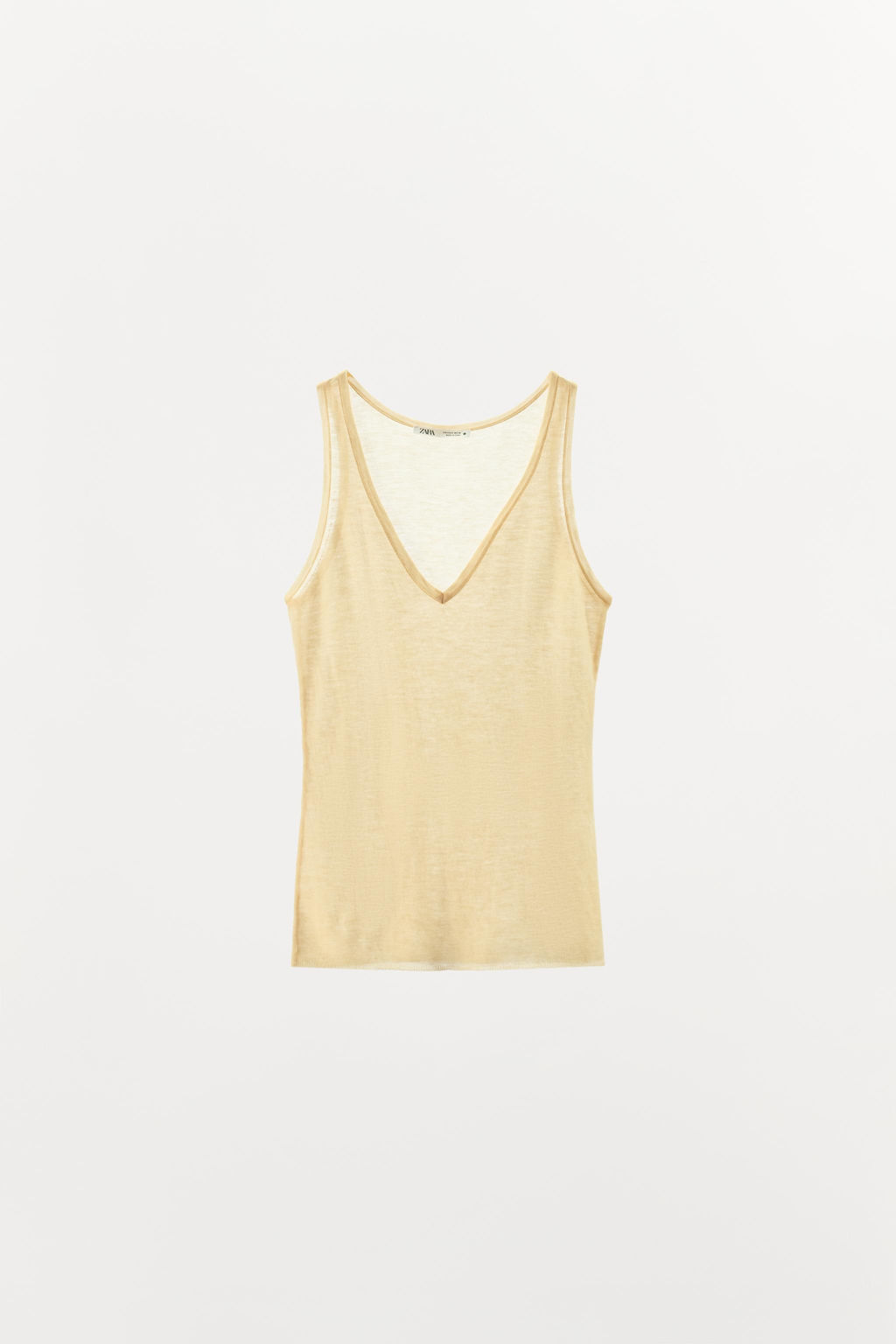 100% WOOL STRAPPY TOP - Zara фото 5