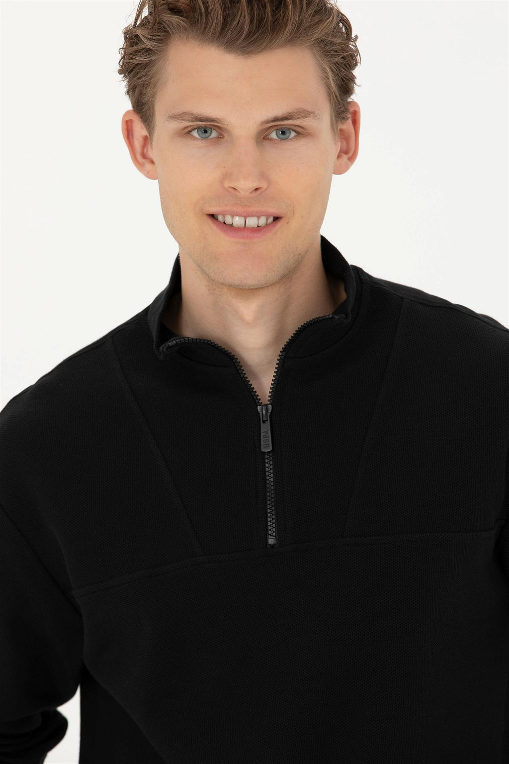 Мужской черный свитшот - U.s. polo assn фото 9