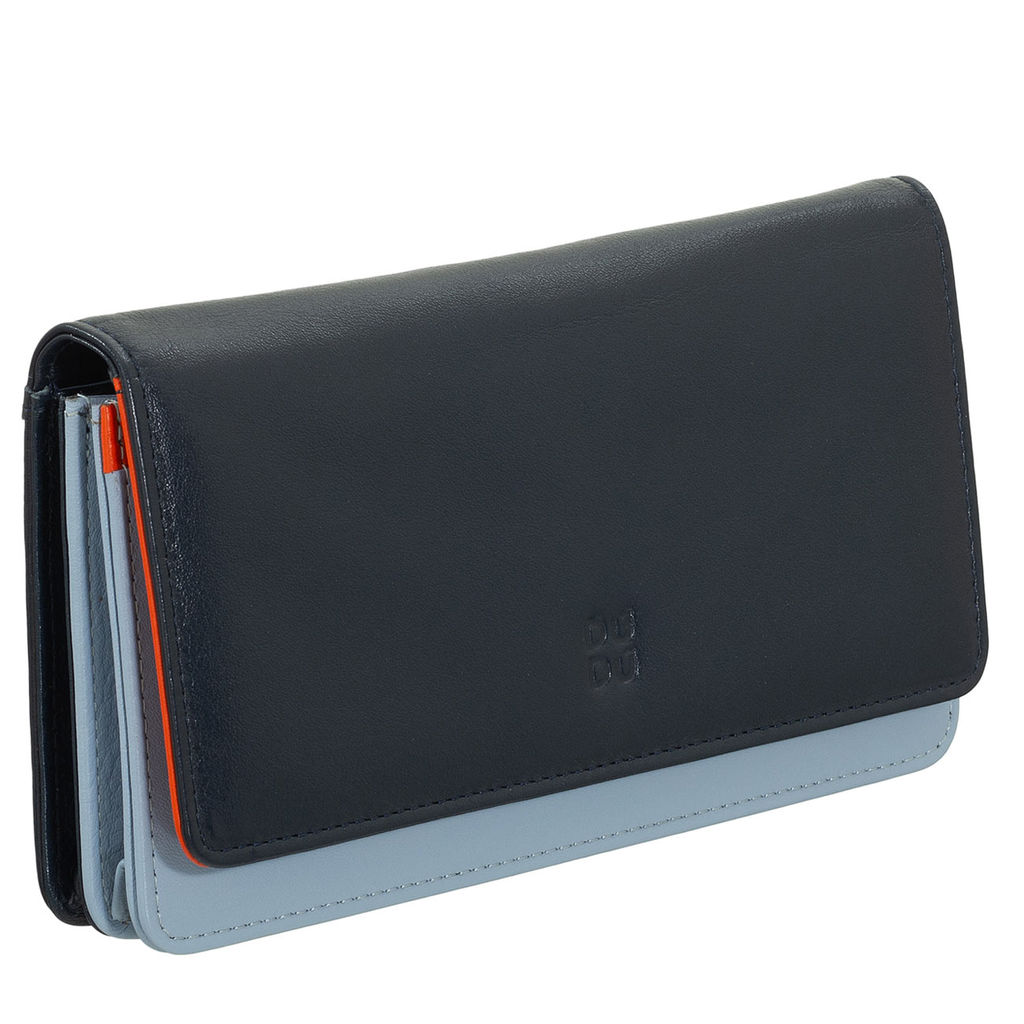 Итальянский женский кожаный кошелек DuDu серии Canarie | морской - Dudubags фото 10