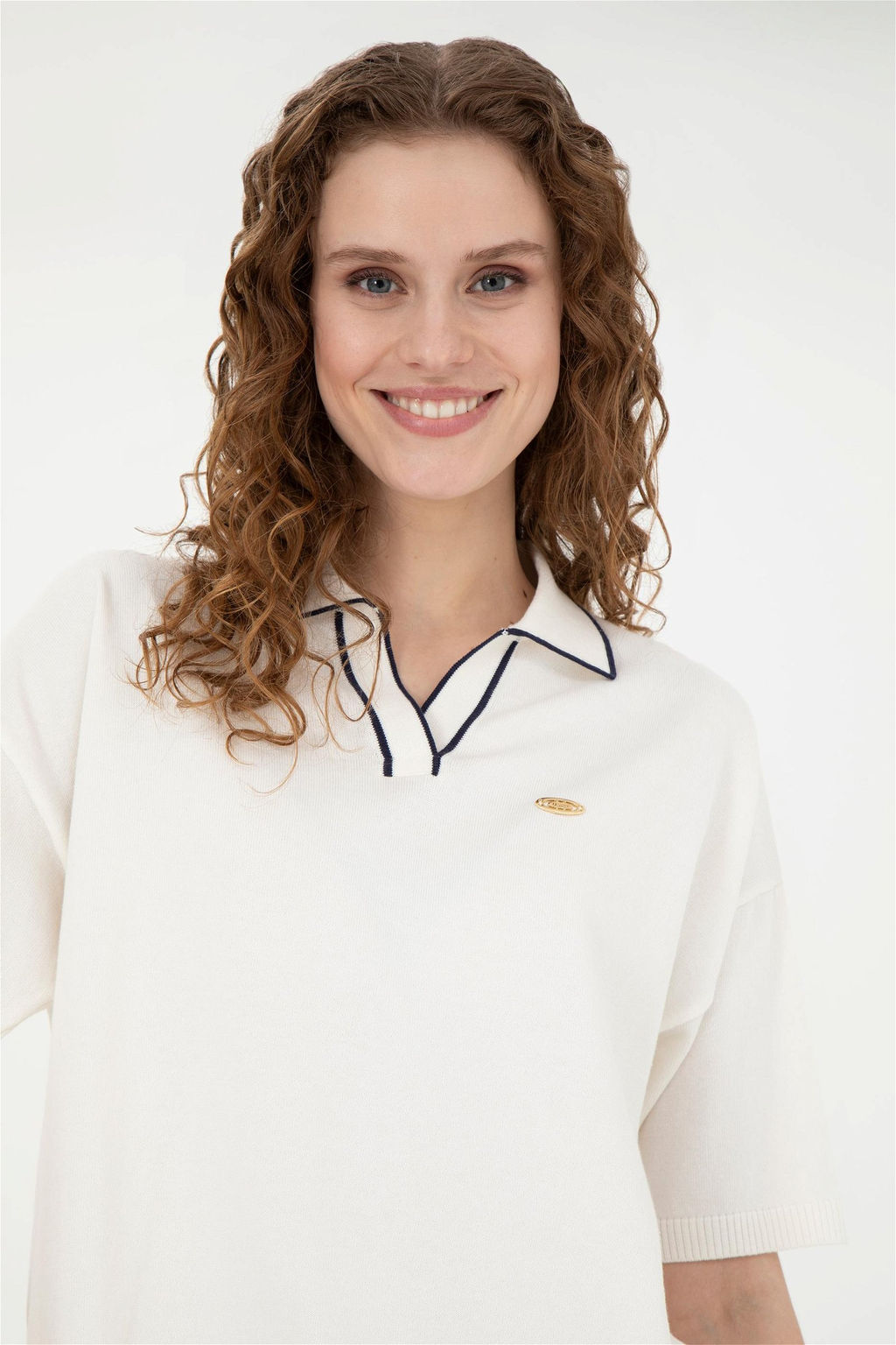 Женский кремовый свитер - U.s. polo assn фото 2