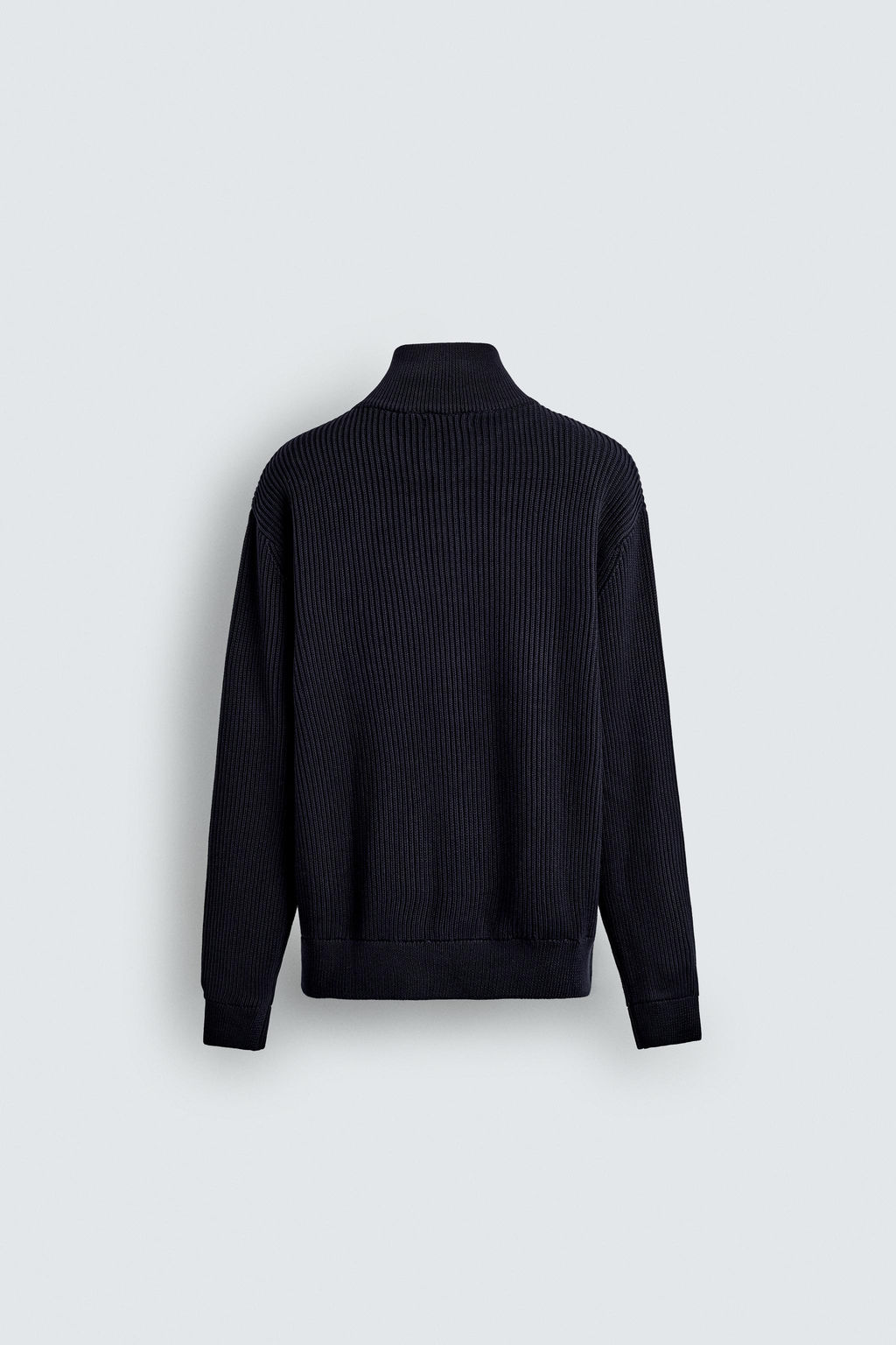 PURL KNIT CARDIGAN WITH ZIP
