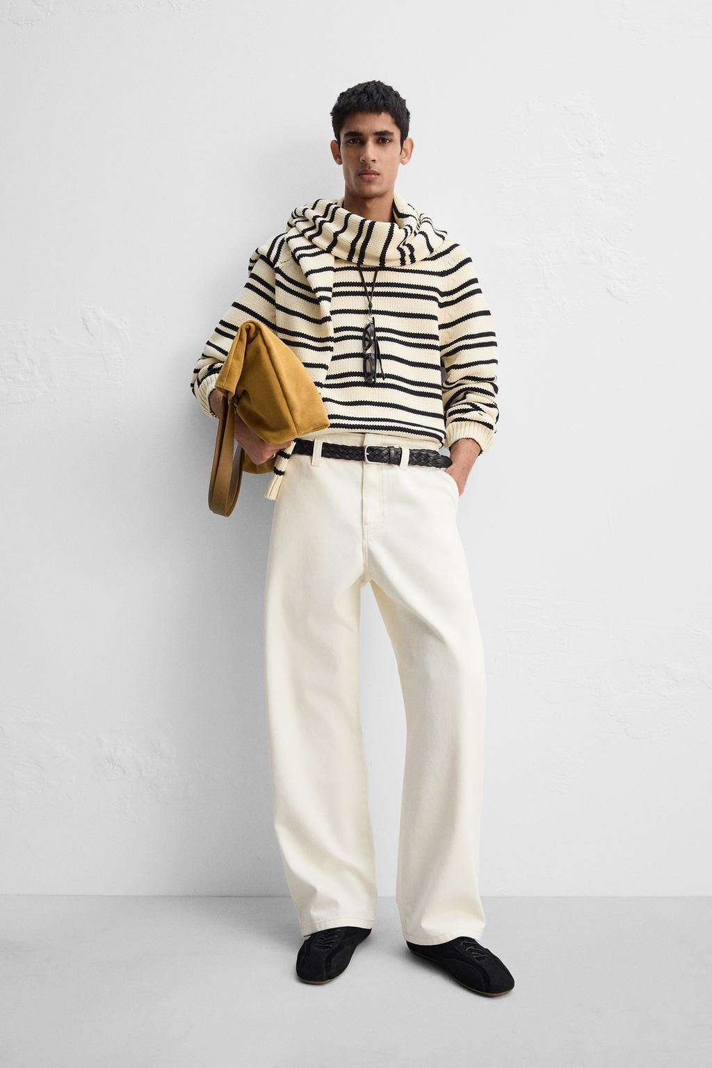 LIMITED EDITION STRIPED TEXTURED SWEATER - Zara фото 6