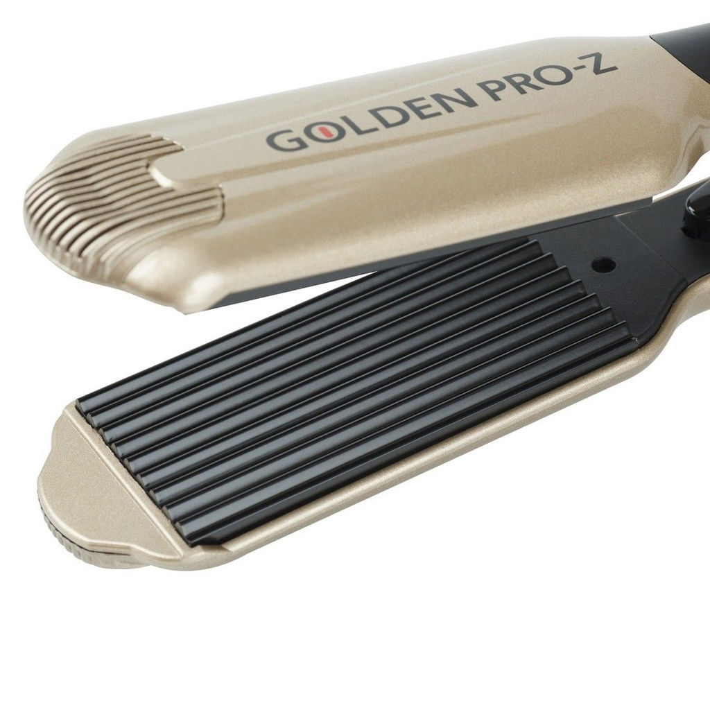 Dewal Щипцы-гофре для волос / Golden PRO-Z 03-030Z, 48 Вт, золотистый  фото 6