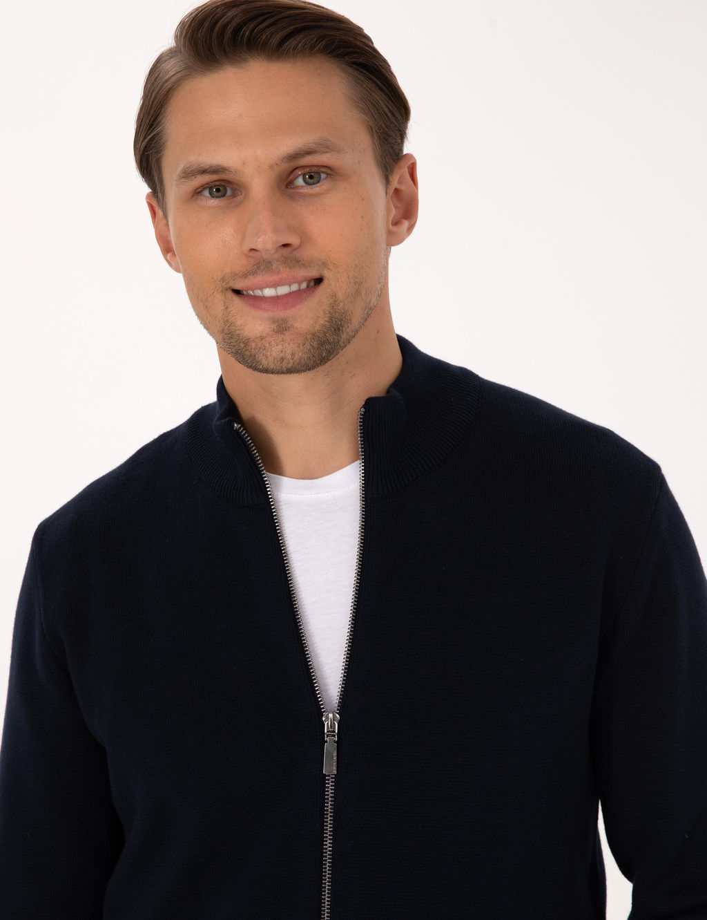 Lacivert Regular Fit Triko H_rka - Pierre cardin фото 2