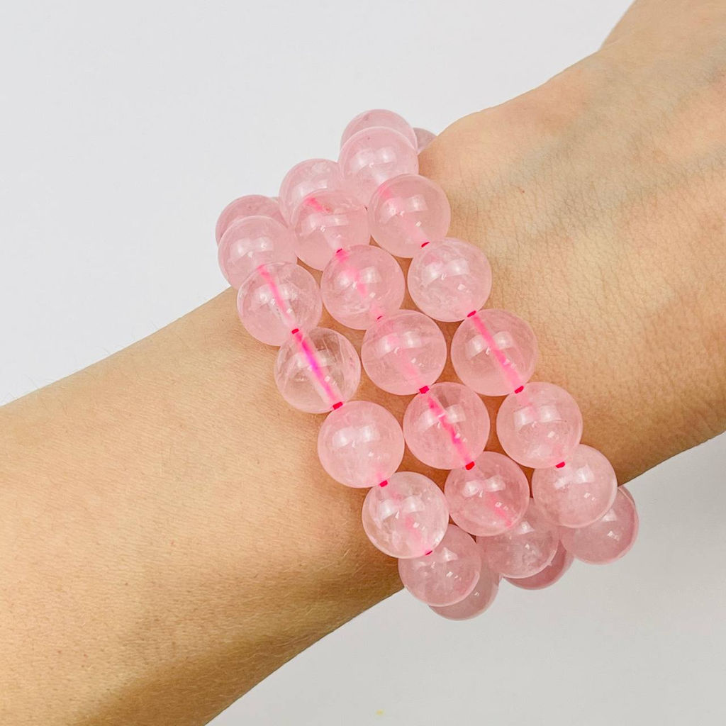 Бусины дляукрашений и Розового кварца (39 бусин)