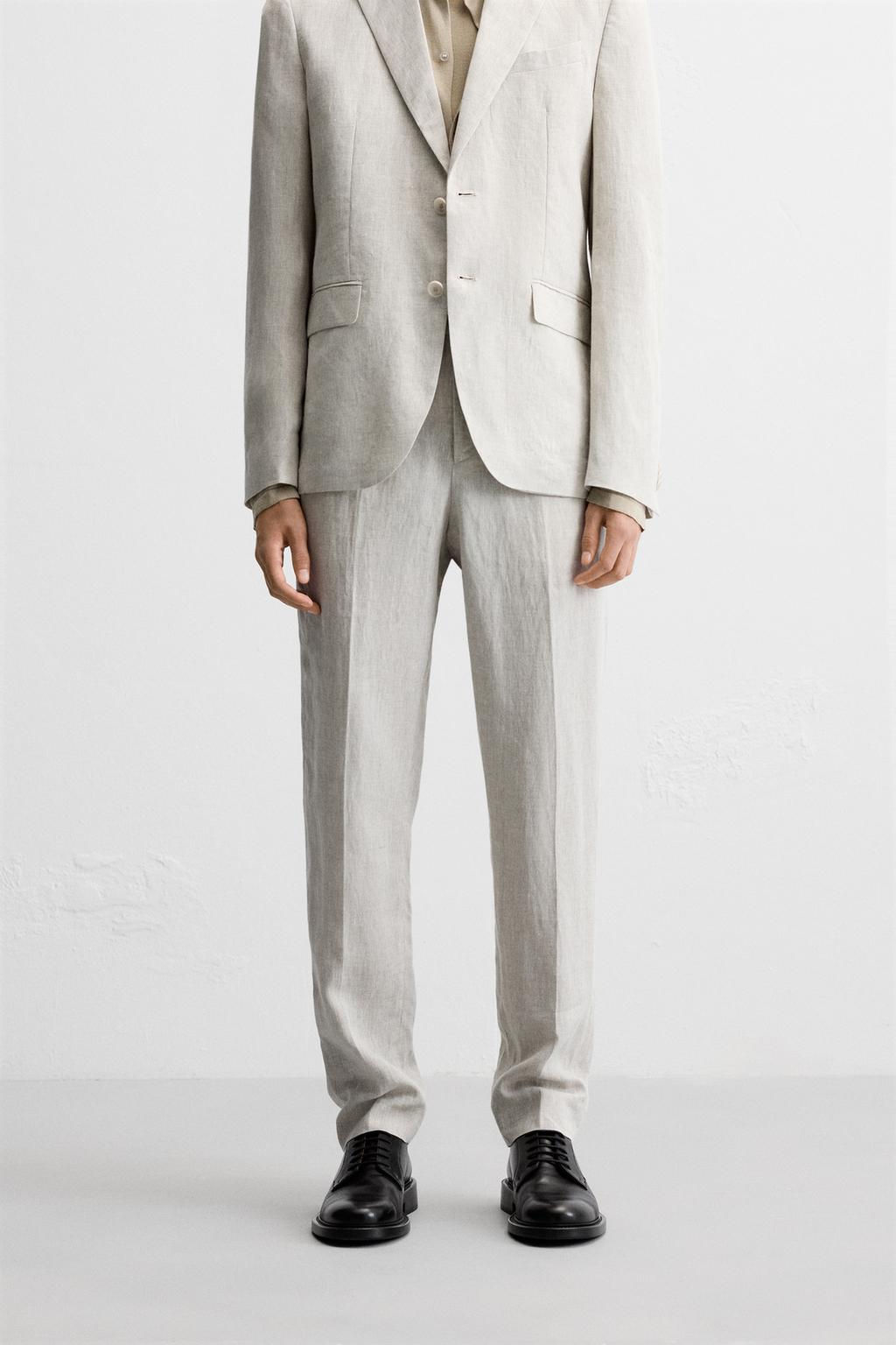 %100 KETEN KLASIK PANTOLON - Zara фото 2